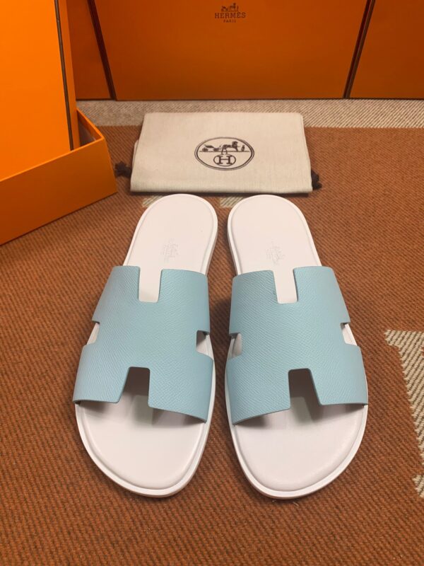 Hermes Izmir Sandals in Epsom (Fully Handmade)