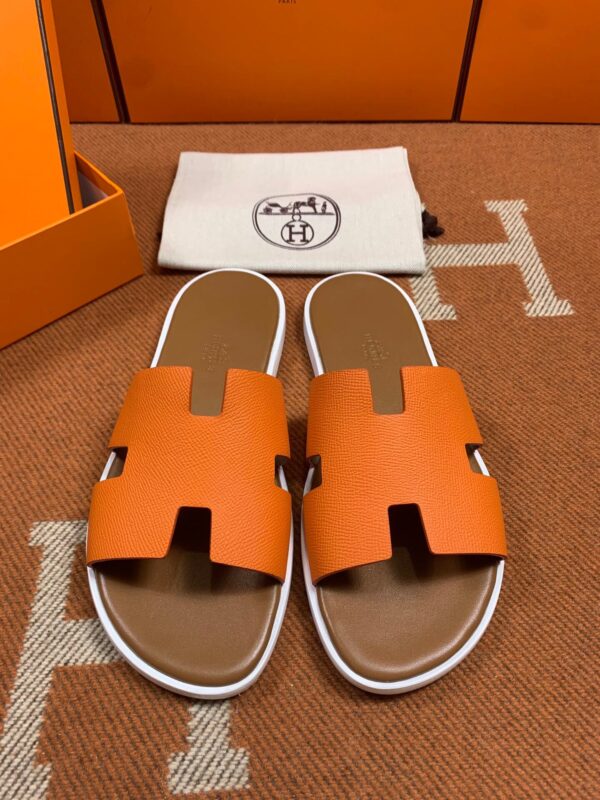 Hermes Izmir Sandals in Epsom (Fully Handmade)