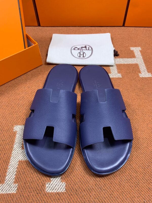 Hermes Izmir Sandals in Epsom (Fully Handmade)