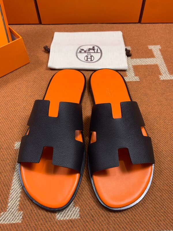Hermes Izmir Sandals in Epsom (Fully Handmade)