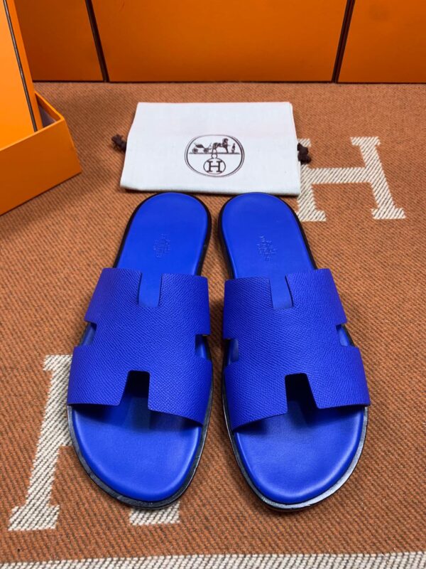 Hermes Izmir Sandals in Epsom (Fully Handmade)