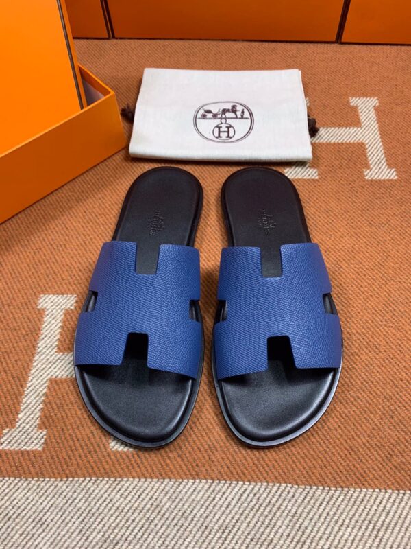 Hermes Izmir Sandals in Epsom (Fully Handmade)