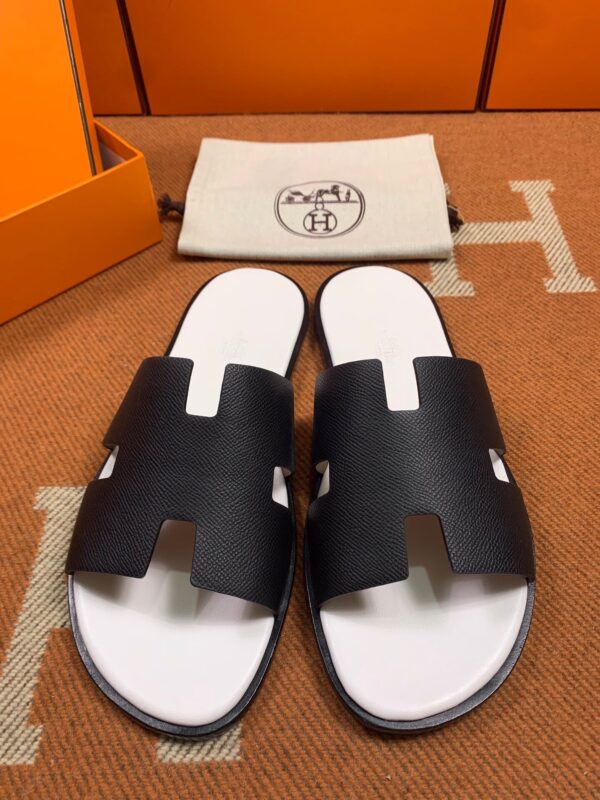 Hermes Izmir Sandals in Epsom (Fully Handmade)