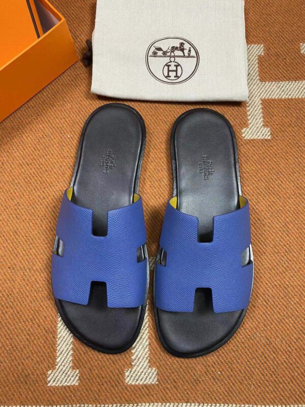 Hermes Izmir Sandals in Epsom (Fully Handmade)