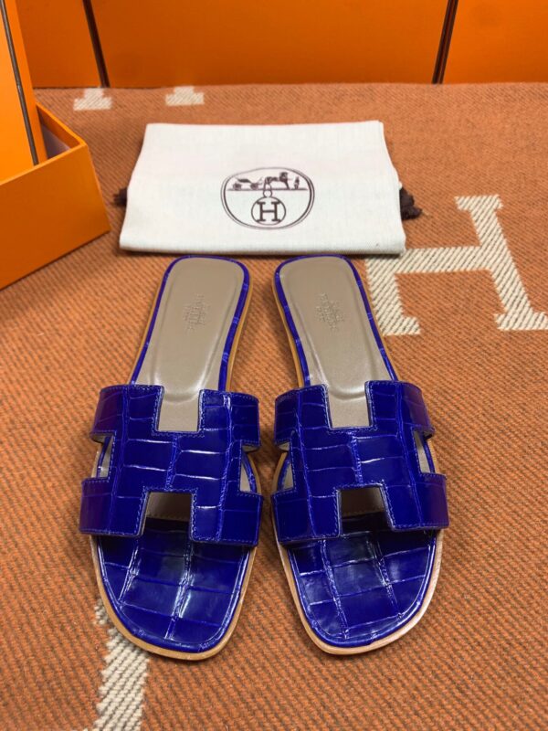 Hermes Sandals in Croco (Fully Handmade)