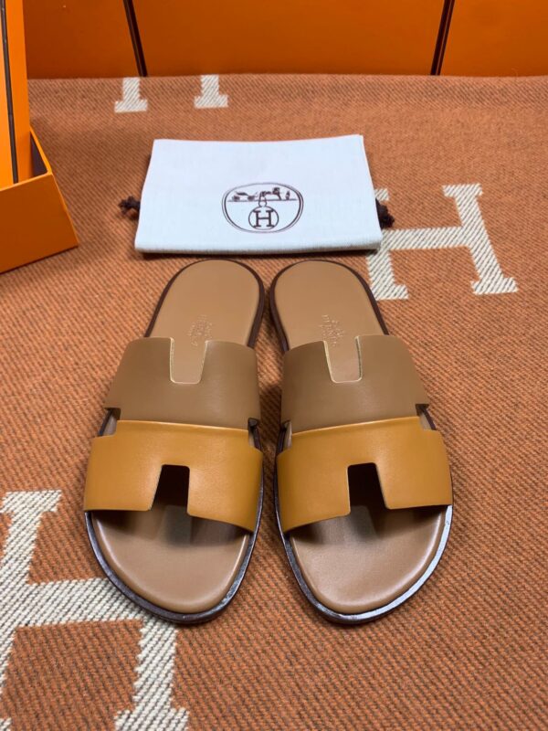 Hermes Izmir Sandals in Swift (Fully Handmade)