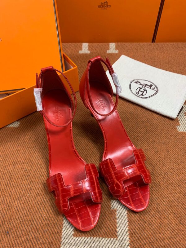 Hermes Sandals in Croco (Fully Handmade)