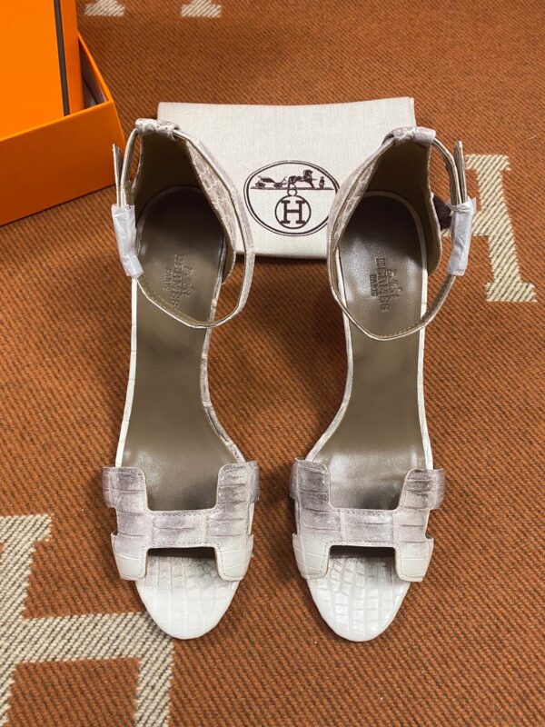 Hermes Sandals in Croco (Fully Handmade)