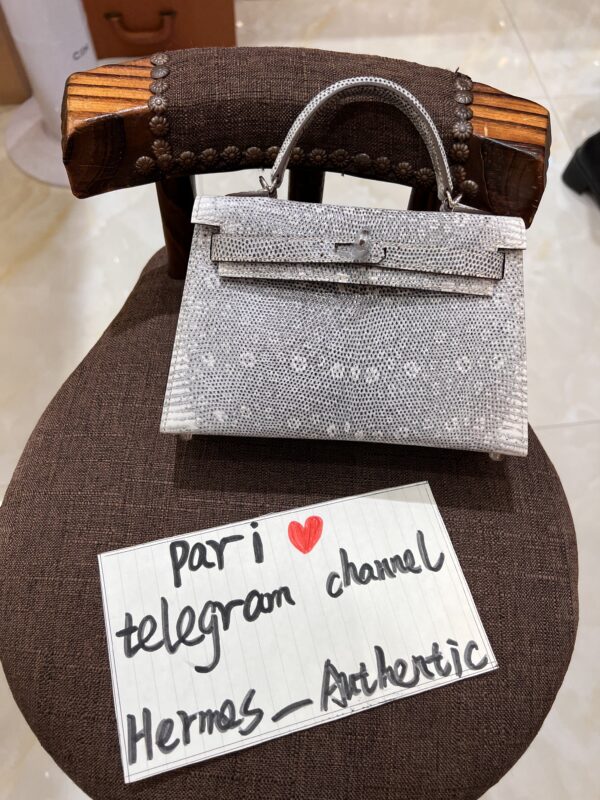 Mini Kelly in Original Lizard Leather