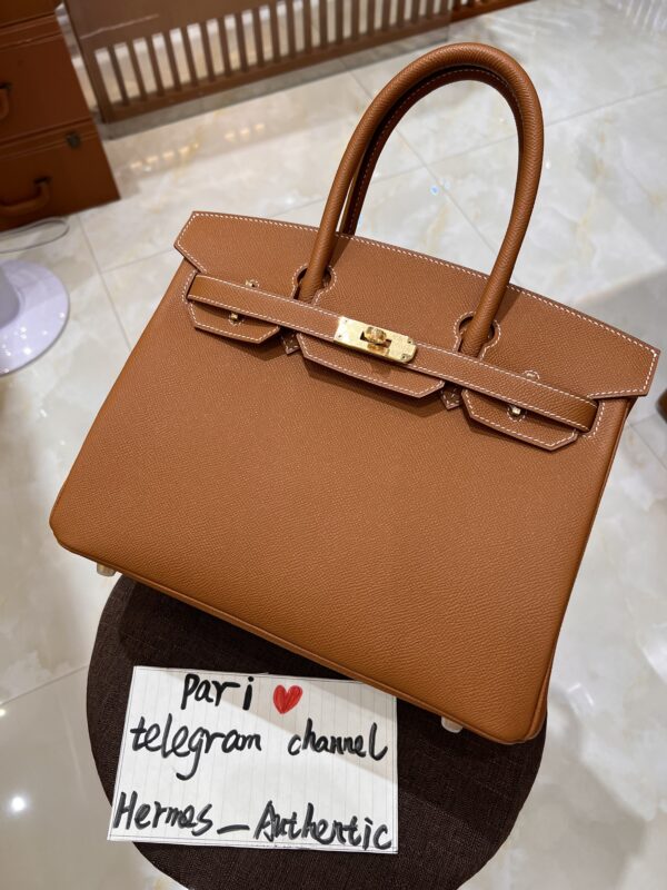 Birkin 30 Epsom in Golden Brown