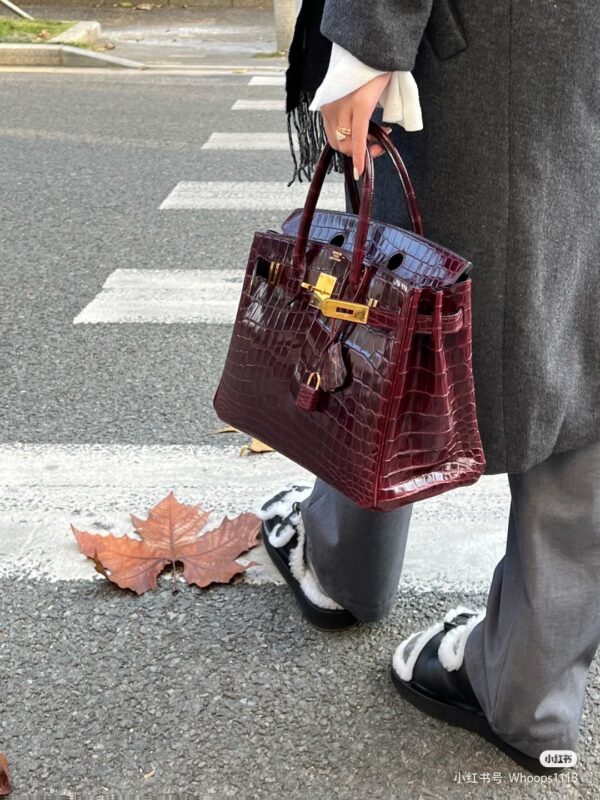 Birkin 30 Shiny Crocodile