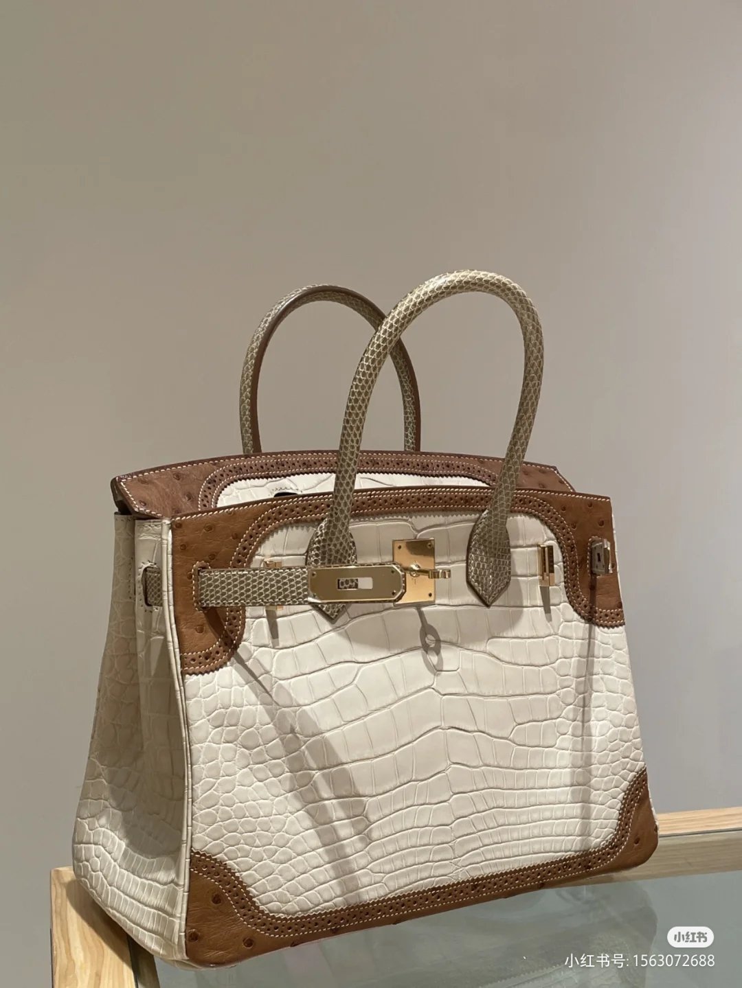 1000011364.jpg Birkin in Croco&Ostrich&Lizard - Image 1