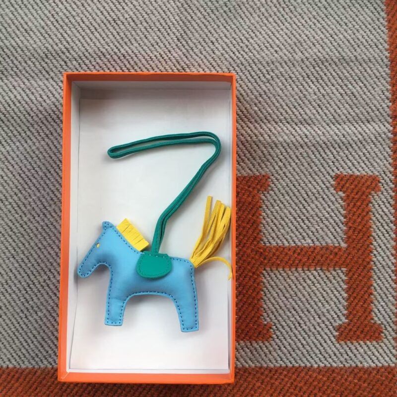 Hermes Rodeo PM Charm Milo Lambskin