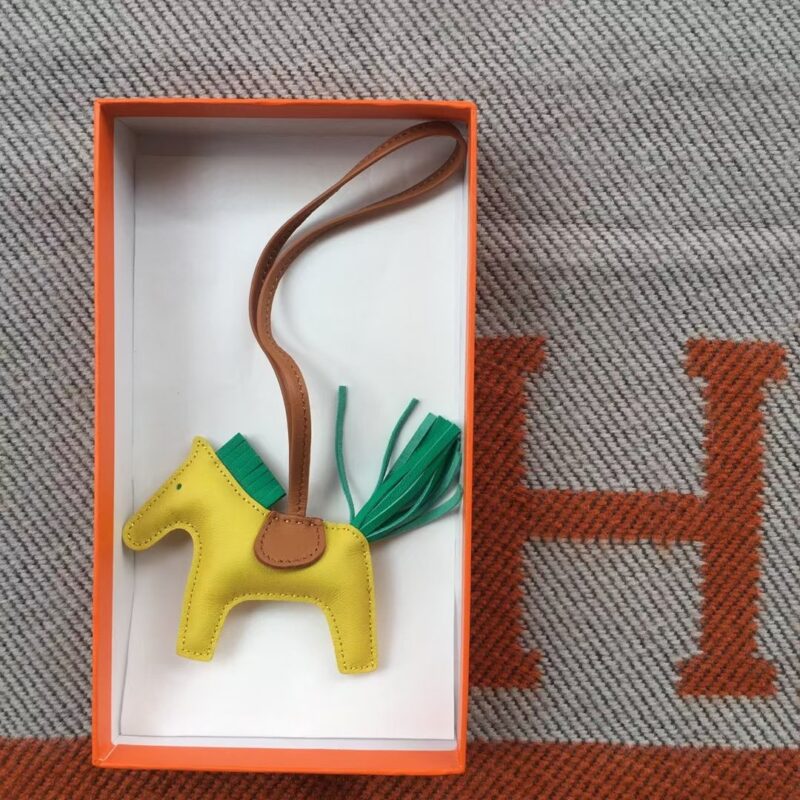 Hermes Rodeo PM Charm Milo Lambskin