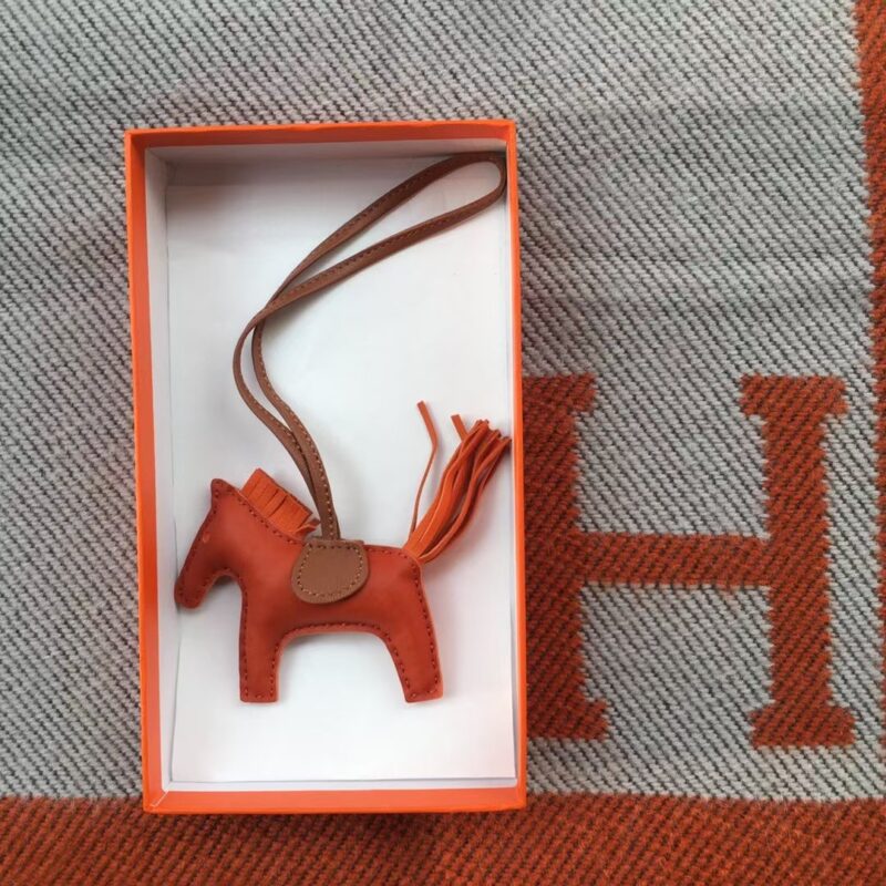 Hermes Rodeo PM Charm Milo Lambskin