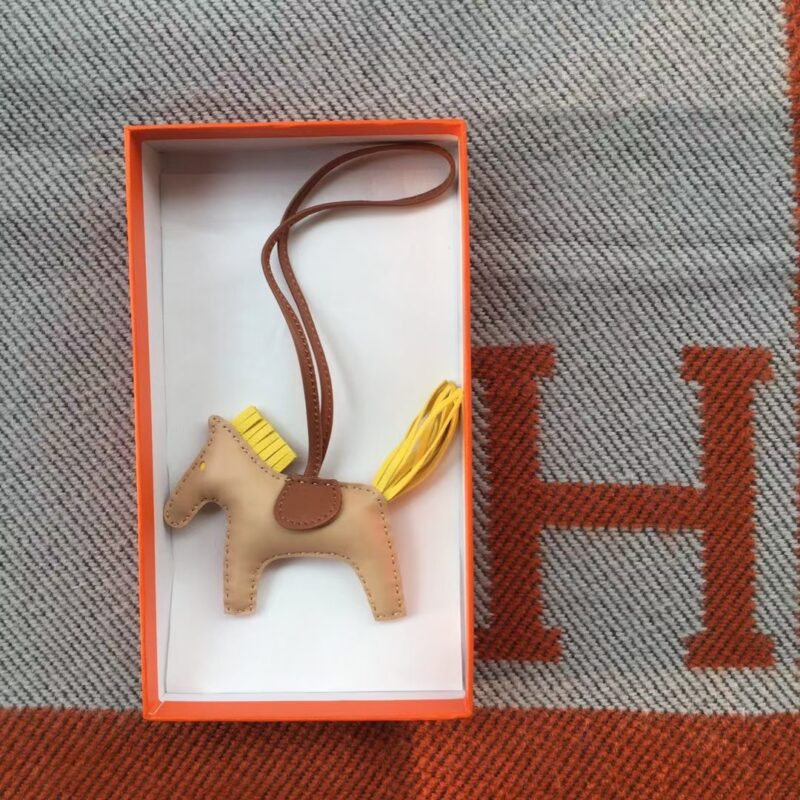 Hermes Rodeo PM Charm Milo Lambskin