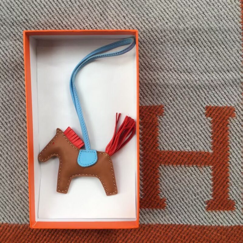 Hermes Rodeo PM Charm Milo Lambskin