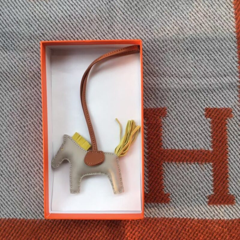 Hermes Rodeo PM Charm Milo Lambskin