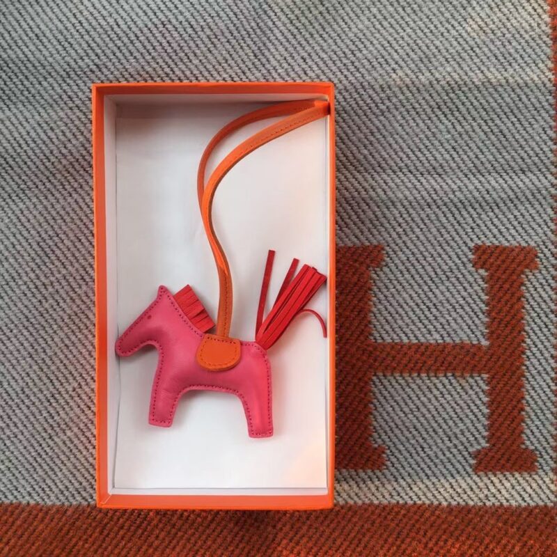 Hermes Rodeo PM Charm Milo Lambskin