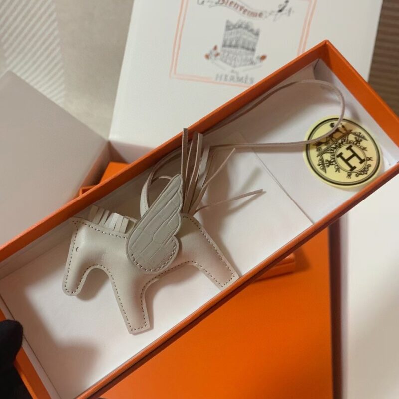 Hermes Rodeo PM Charm Milo Lambskin