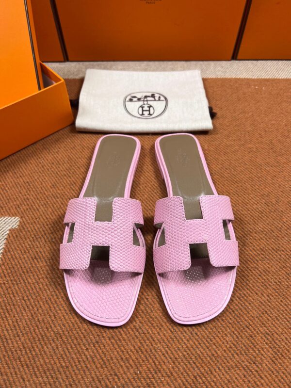 Hermes Sandals in Lizard (Fully Handmade)