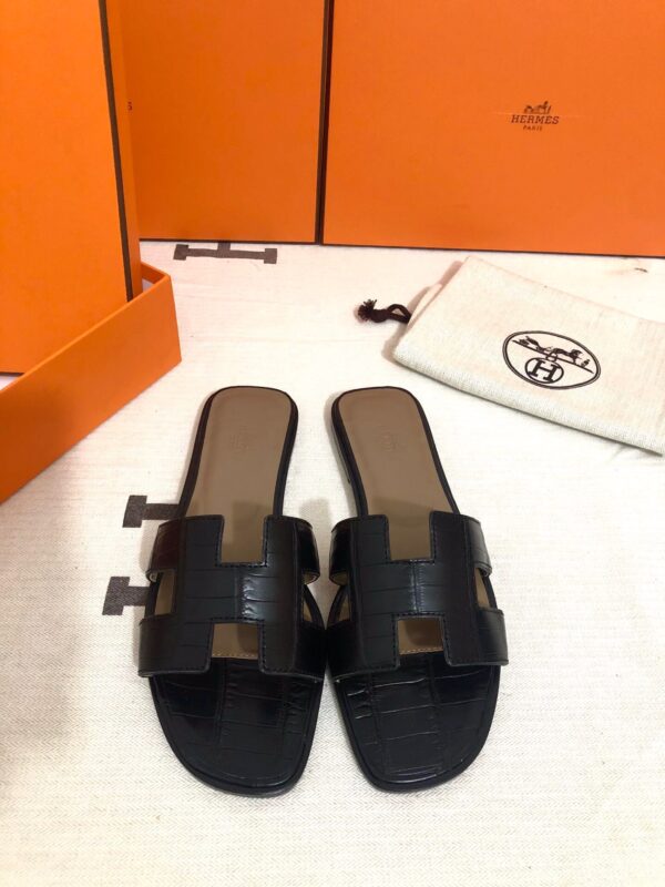 Hermes Sandals in Croco (Fully Handmade)
