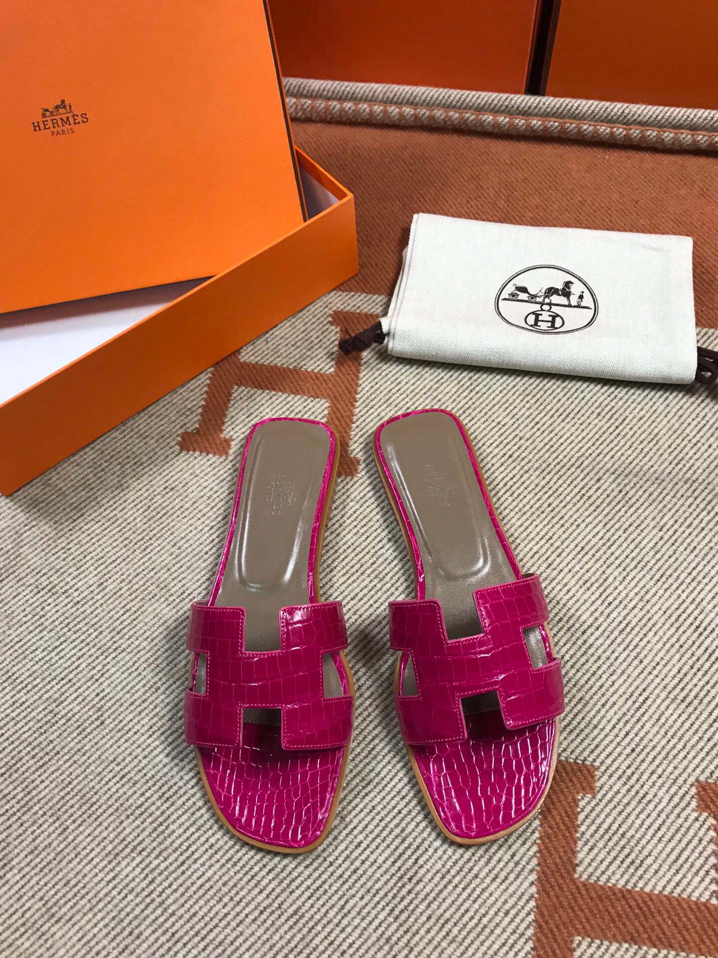 img_3609 Hermes Sandals in Croco (Fully Handmade) - Image 1