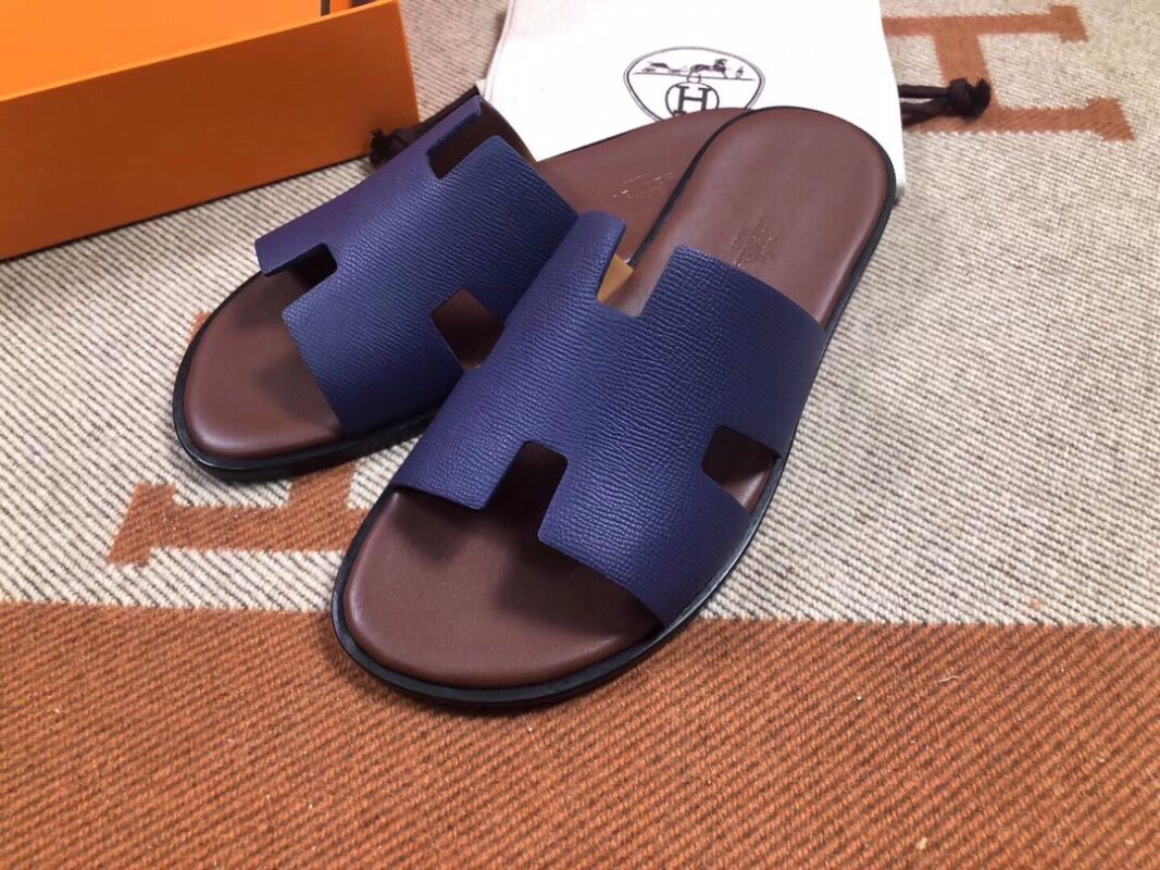 Hermes Men’s Sandals in Epsom (Fully Handmade)