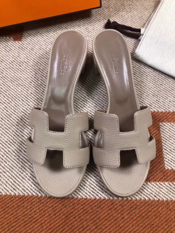 Hermes Oasis Sandals in Togo (Fully Handmade)