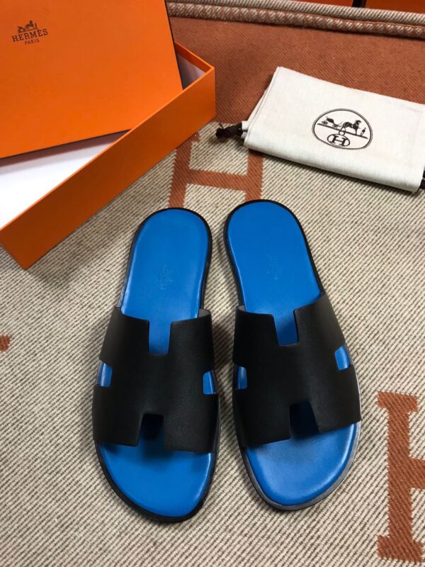 Hermes Men’s Sandals in Swift (Fully Handmade)