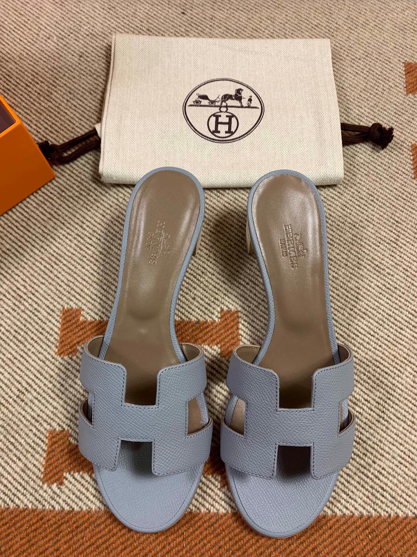 img_4145 Hermes Oasis Sandals in Epsom (Fully Handmade) - Image 1