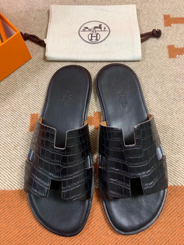 Hermes Sandals in Croco (Fully Handmade)