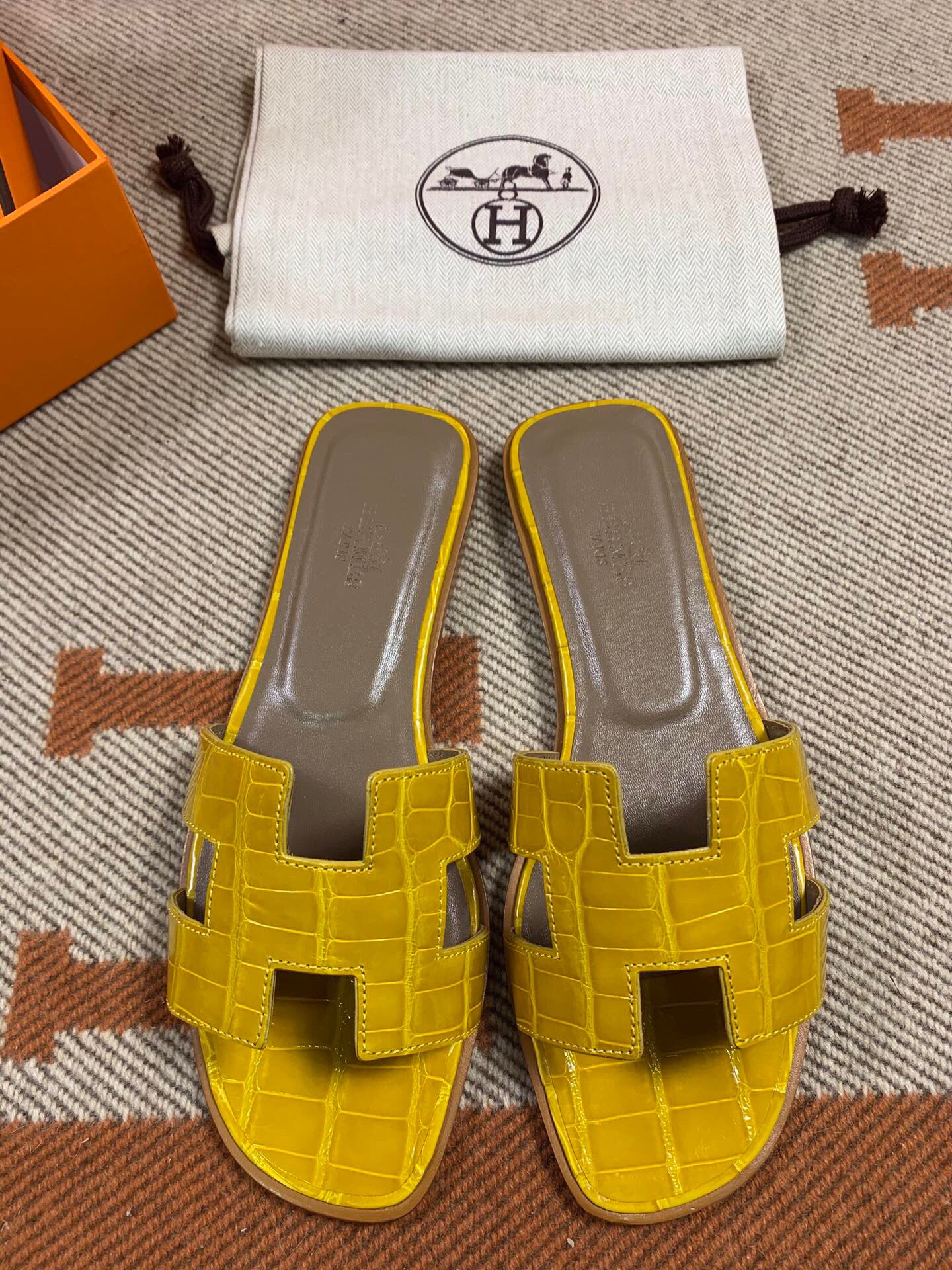 img_4199 Hermes Sandals in Croco (Fully Handmade) - Image 1