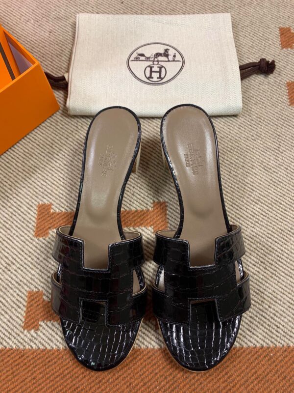 Hermes Sandals in Croco (Fully Handmade)