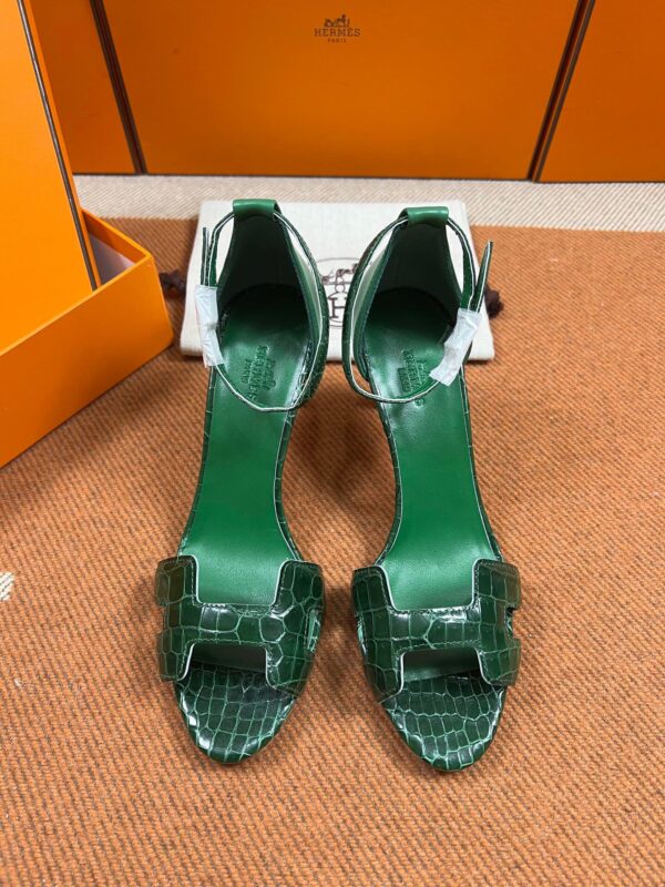 Hermes Sandals in Croco (Fully Handmade)