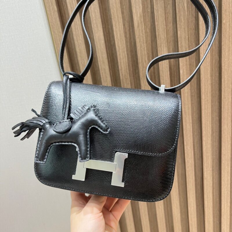 Constance 18 Lizard Noir