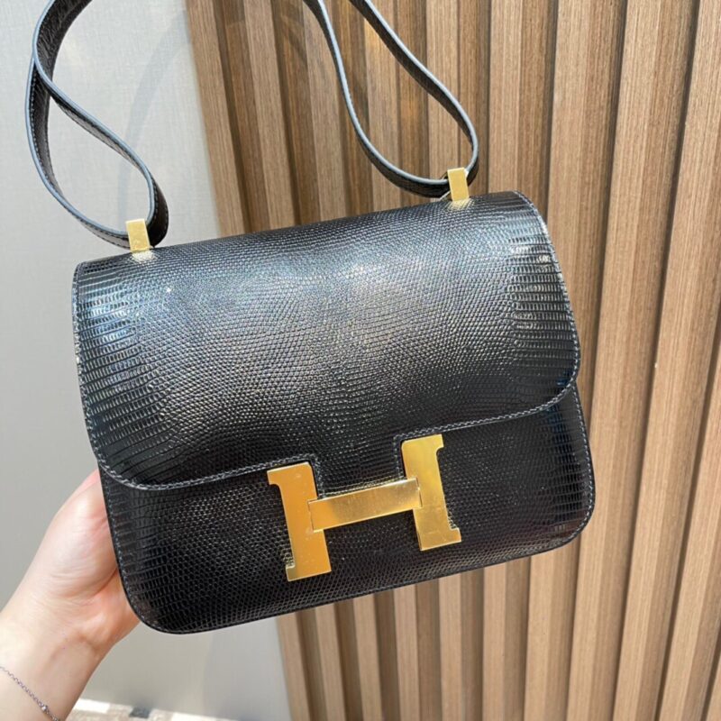 Constance 24 Lizard Noir