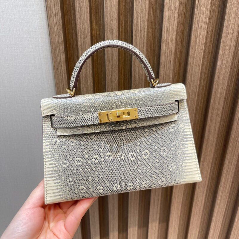 Mini Kelly Lizard in Natural Ombre