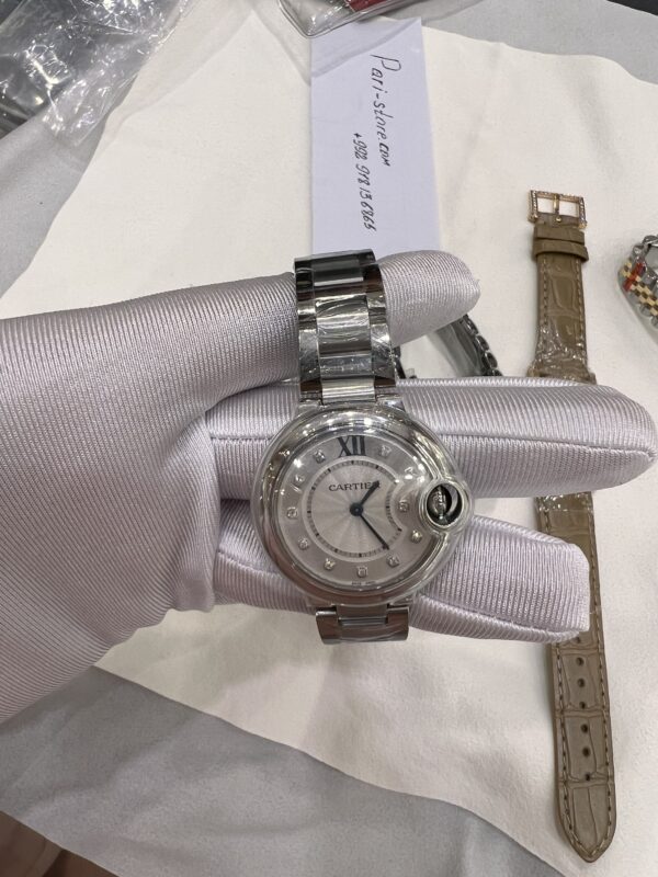 Cartier Steel&Diamonds Watch