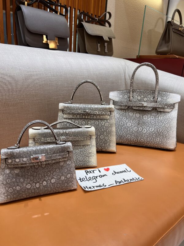 Hermes Bags in Original Lizard Leather