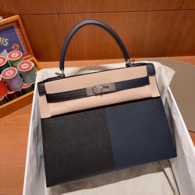 Kelly Casaque 28 Epsom Noir