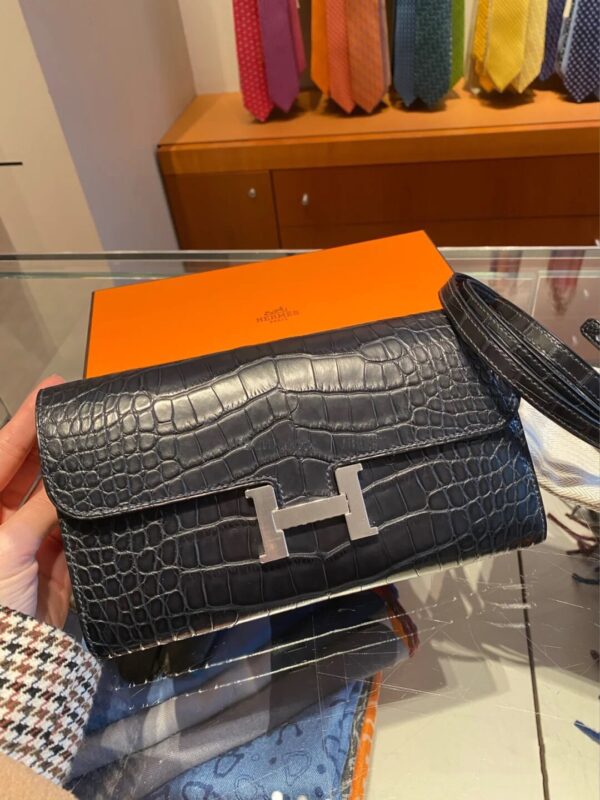 Constance Classic To Go Crocodile Black