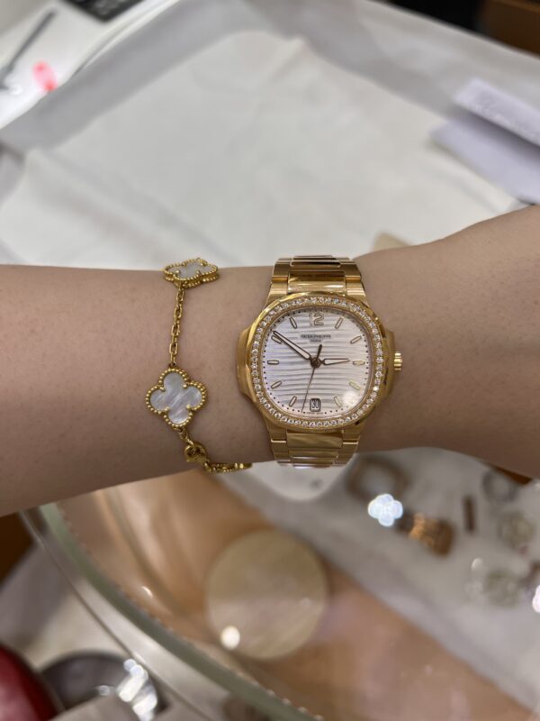 Patek Phillippe Steel &Diamonds Watch