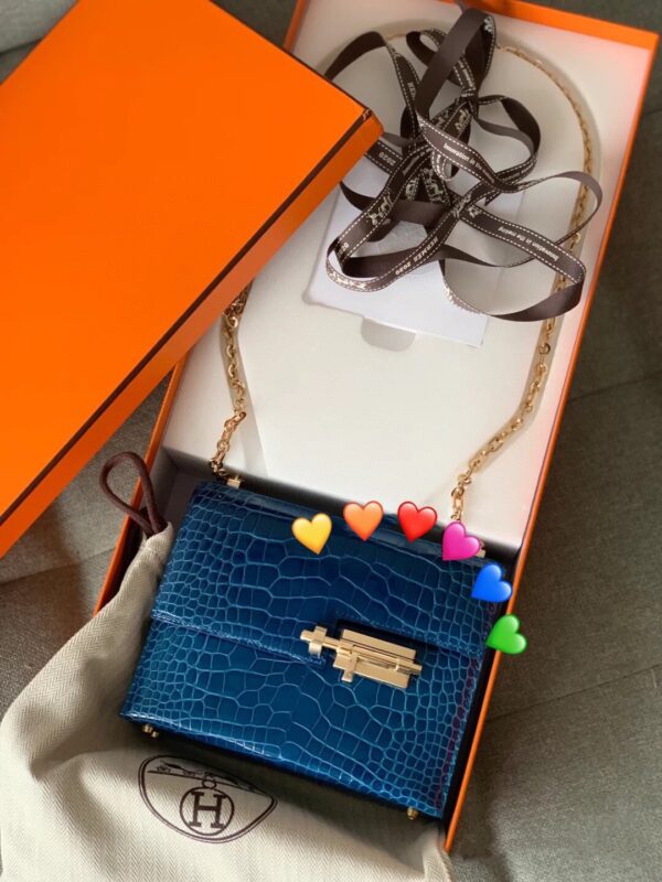 Verrou Mini in Bosphorus Crocodile