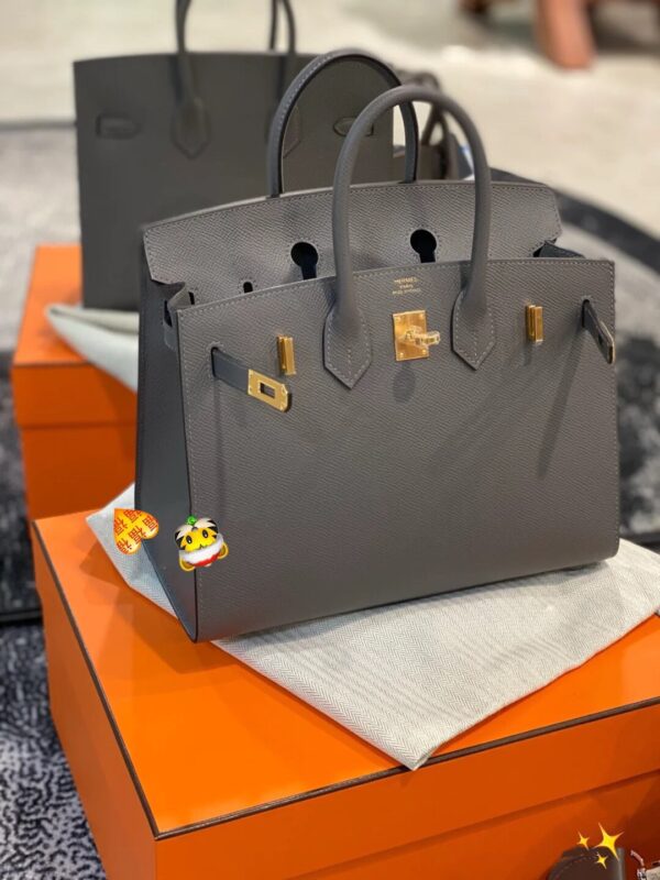 Birkin Sellier 30 Epsom Cumulonimbus Gray