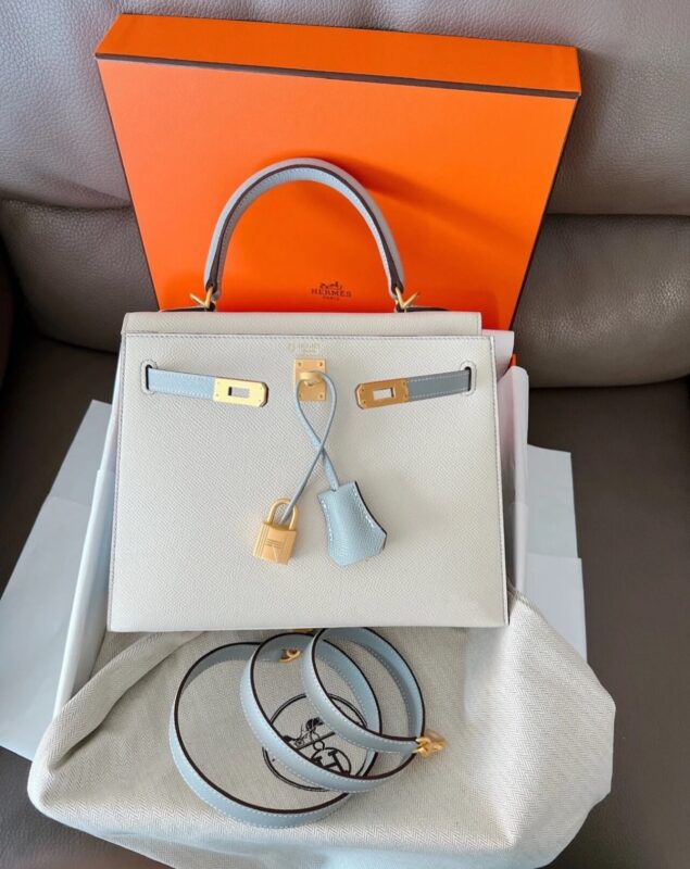 KElly 25 Epsom Glacier Blue 8U Glacier Blue