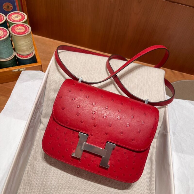 Constance 18 Ostrich Rouge