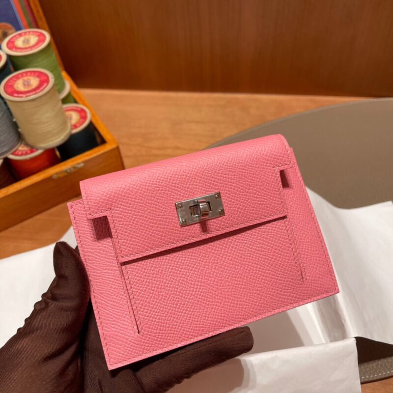 Kelly Pocket Epsom Rose Confetti