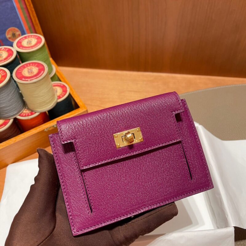 Kelly Pocket Chèvre Mysore Anemone