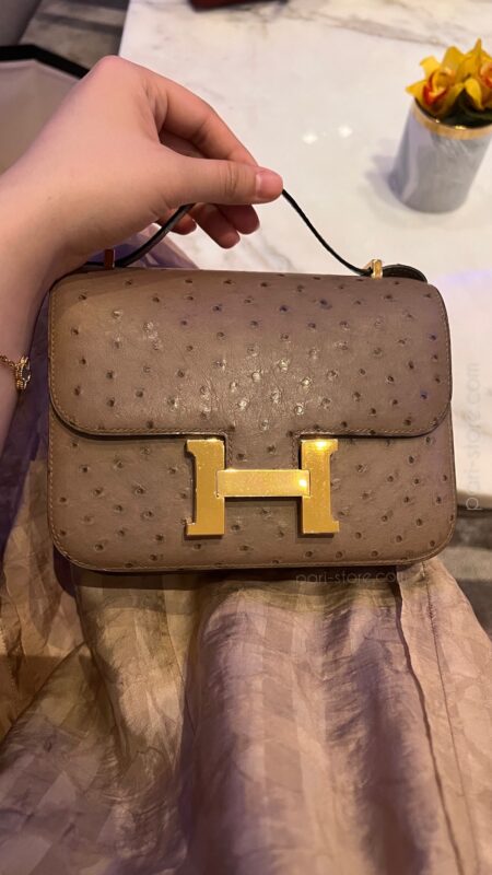 Constance 18 Ostrich Gris Asphalte